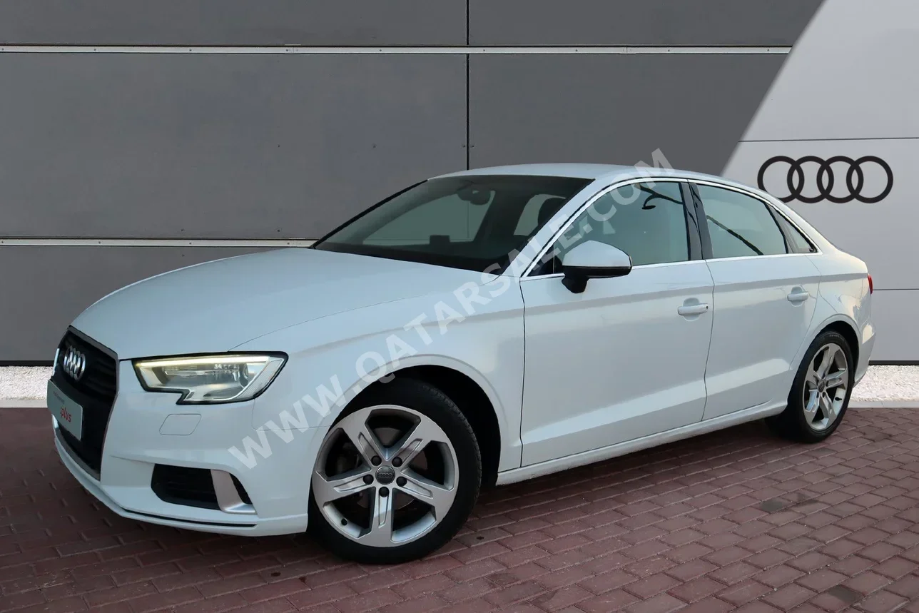 Audi  A3  1.4  2018  Automatic  96,000 Km  4 Cylinder  Front Wheel Drive (FWD)  Sedan  White