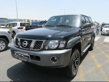 Nissan  Patrol  Super Safari  2023  Automatic  13,000 Km  6 Cylinder  Four Wheel Drive (4WD)  SUV  Black  With Warranty