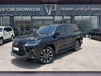 Lexus  LX  570 S Black Edition  2021  Automatic  34,000 Km  8 Cylinder  Four Wheel Drive (4WD)  SUV  Black  With Warranty