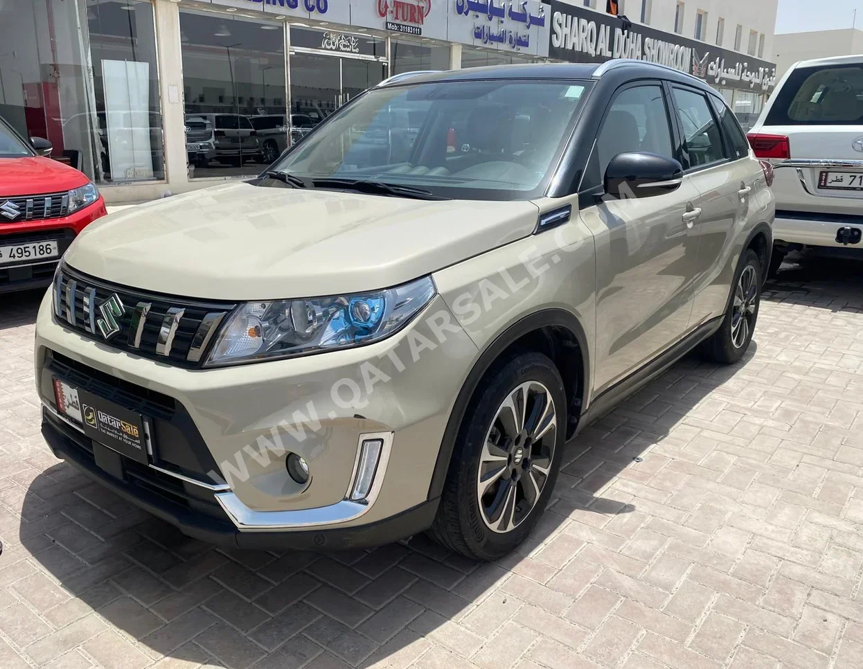 Suzuki  Vitara  2022  Automatic  43,000 Km  4 Cylinder  Four Wheel Drive (4WD)  SUV  Beige