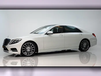 Mercedes-Benz  S-Class  400  2015  Automatic  67٬000 Km  6 Cylinder  Rear Wheel Drive (RWD)  Sedan  White