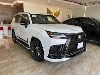 Lexus  LX  600 F Sport  2024  Automatic  0 Km  6 Cylinder  Four Wheel Drive (4WD)  SUV  White  With Warranty