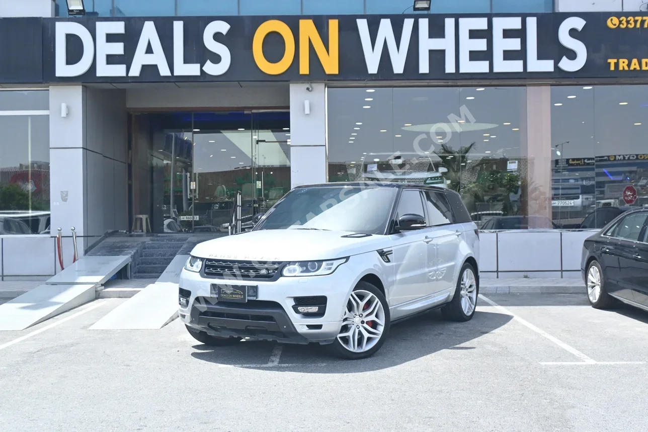 Land Rover  Range Rover  Sport Autobiography  2015  Automatic  65,000 Km  8 Cylinder  Four Wheel Drive (4WD)  SUV  Silver