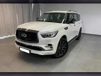 Infiniti  QX  80  2022  Automatic  2,864 Km  8 Cylinder  Four Wheel Drive (4WD)  SUV  White  With Warranty