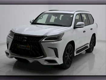 Lexus  LX  570 S Black Edition  2020  Automatic  140,000 Km  8 Cylinder  Four Wheel Drive (4WD)  SUV  White