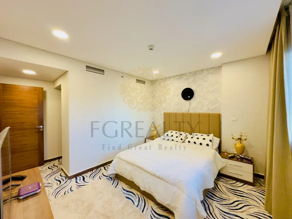 1 Bedrooms  Apartment  For Rent  in Lusail -  Fox Hills  Fully Furnished