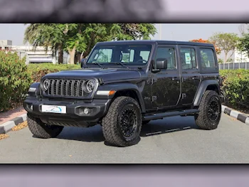 Jeep  Wrangler  Sport Plus  2024  Automatic  0 Km  4 Cylinder  Four Wheel Drive (4WD)  SUV  Gray  With Warranty