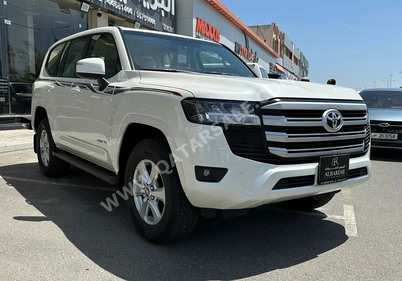  Toyota  Land Cruiser  GXR Twin Turbo  2024  Automatic  0 Km  6 Cylinder  Four Wheel Drive (4WD)  SUV  White  With Warranty