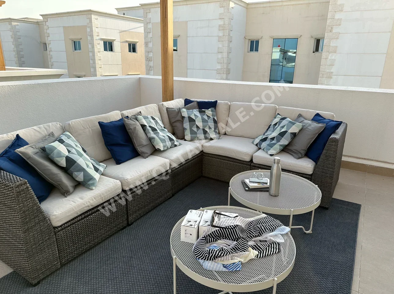 Patio Furniture - Brown and off white  IKEA  - Patio Set
