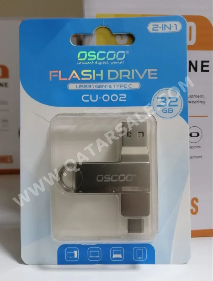 Flash drive 32 GB  Compatible With Mobile Phone  Warranty /  USB 3.1