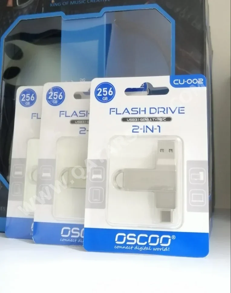 Flash drive 256 GB  Compatible With Mobile Phone  Warranty /  USB 3.1