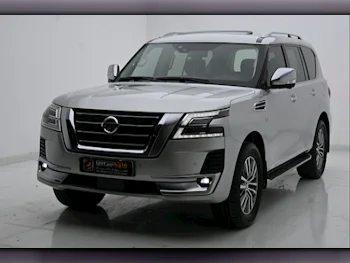 Nissan  Patrol  Platinum  2020  Automatic  113,000 Km  8 Cylinder  Four Wheel Drive (4WD)  SUV  Silver  With Warranty