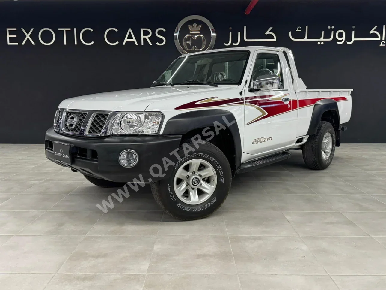 Nissan  Patrol  Pickup  2021  Manual  608 Km  6 Cylinder  Four Wheel Drive (4WD)  Pick Up  White  With Warranty