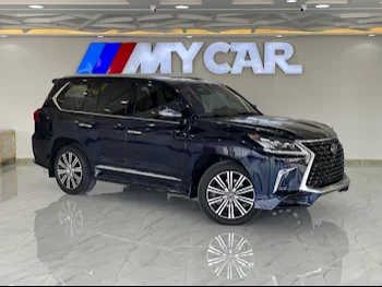 Lexus  LX  570 S  2018  Automatic  120,000 Km  8 Cylinder  Four Wheel Drive (4WD)  SUV  Dark Blue