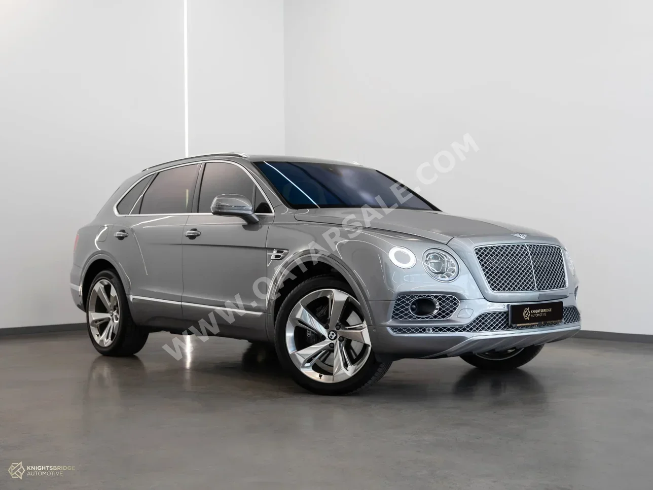 Bentley  Bentayga  2017  Automatic  58,000 Km  12 Cylinder  Four Wheel Drive (4WD)  SUV  Silver