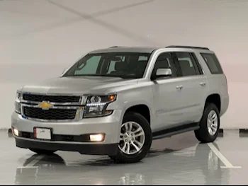  Chevrolet  Tahoe  2018  Automatic  128,000 Km  8 Cylinder  Four Wheel Drive (4WD)  SUV  Silver  With Warranty