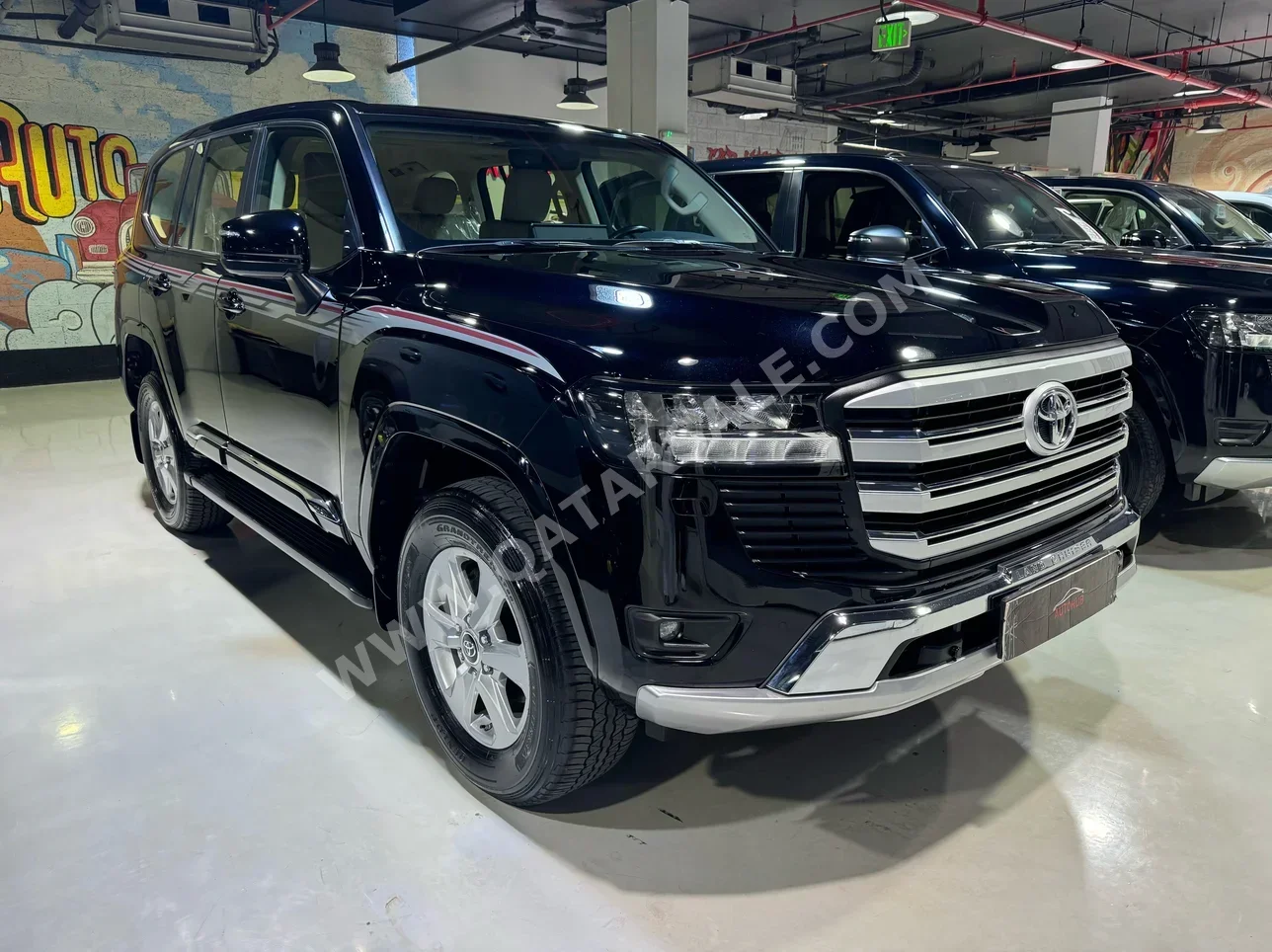 Toyota  Land Cruiser  GXR  2023  Automatic  50,000 Km  6 Cylinder  Four Wheel Drive (4WD)  SUV  Black  With Warranty