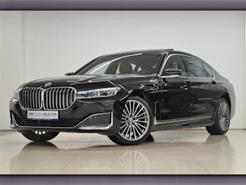 BMW  7-Series  730 Li  2020  Automatic  72,500 Km  4 Cylinder  Rear Wheel Drive (RWD)  Sedan  Black  With Warranty