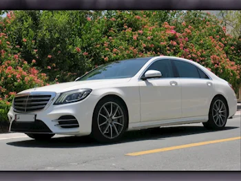 Mercedes-Benz  S-Class  450  2019  Automatic  78٬000 Km  6 Cylinder  Rear Wheel Drive (RWD)  Sedan  White