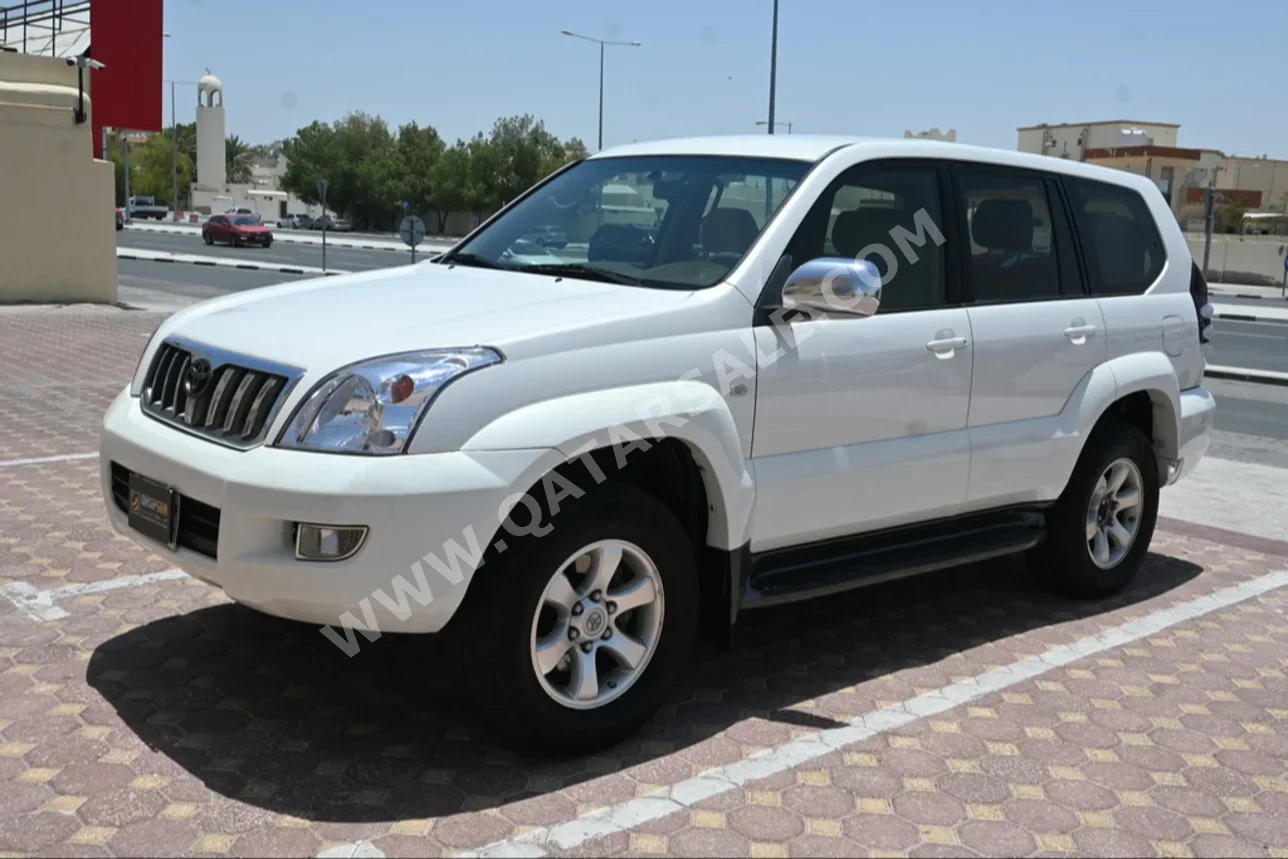 Toyota  Prado  VX  2007  Automatic  293,000 Km  6 Cylinder  Four Wheel Drive (4WD)  SUV  White