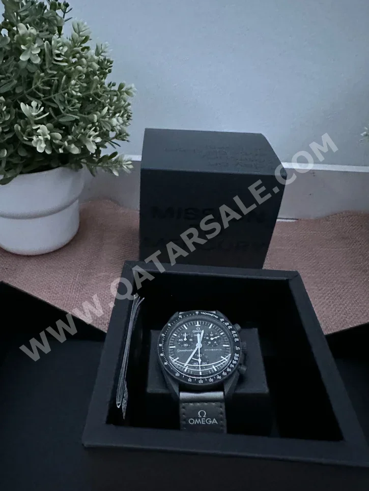 Watches - Omega  - Quartz Watch  - Black  - Unisex Watches