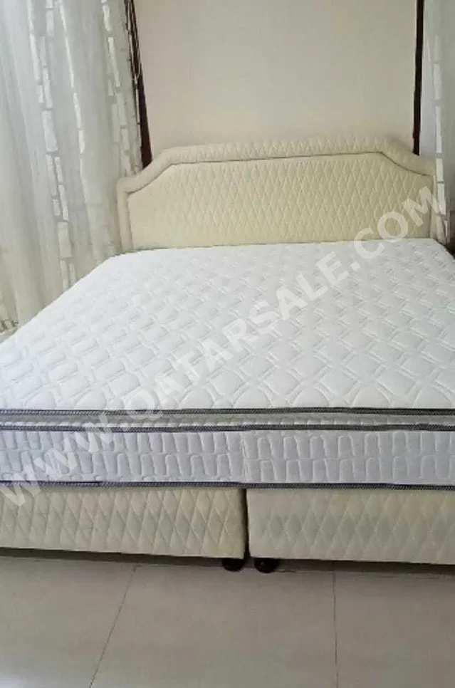 Beds - King  - Yellow  - Mattress Included