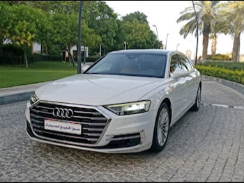 Audi  A8  L  2021  Automatic  31,000 Km  6 Cylinder  All Wheel Drive (AWD)  Sedan  White  With Warranty