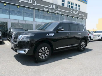 Nissan  Patrol  Titanium  2023  Automatic  28,000 Km  6 Cylinder  Four Wheel Drive (4WD)  SUV  Black  With Warranty