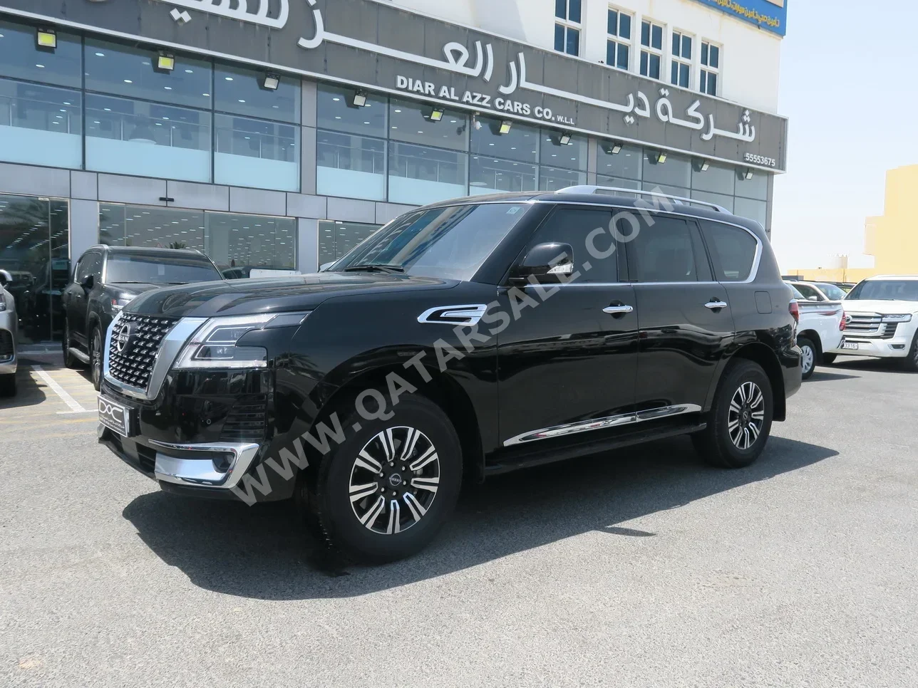 Nissan  Patrol  Titanium  2023  Automatic  28,000 Km  6 Cylinder  Four Wheel Drive (4WD)  SUV  Black  With Warranty