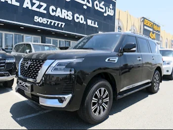 Nissan  Patrol  Titanium  2023  Automatic  28,000 Km  6 Cylinder  Four Wheel Drive (4WD)  SUV  Black  With Warranty