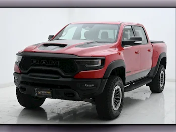 Dodge  Ram  TRX  2021  Automatic  54,000 Km  8 Cylinder  Four Wheel Drive (4WD)  Pick Up  Red  With Warranty