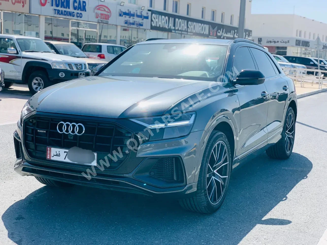 اودي  كيو 8  TFSI Quattro  2019  اوتوماتيك  120,000 كم  6 سلندر  دفع رباعي  اس يو في  رمادي