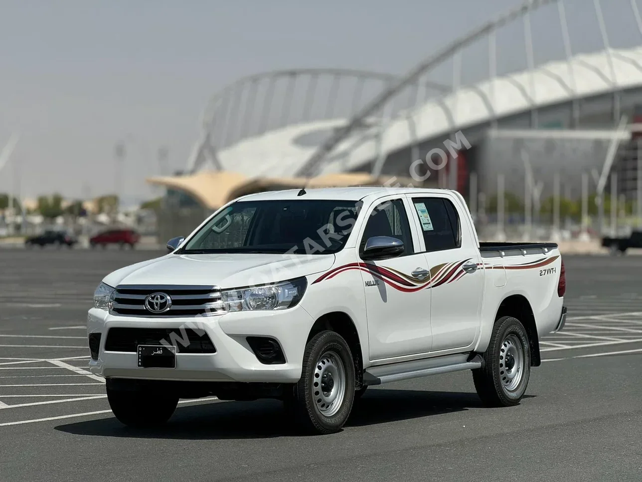 Toyota  Hilux  2021  Automatic  56,000 Km  4 Cylinder  Four Wheel Drive (4WD)  Pick Up  White  With Warranty