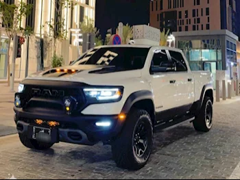 Dodge  Ram  TRX  2023  Automatic  19٬000 Km  8 Cylinder  Four Wheel Drive (4WD)  Pick Up  White  With Warranty