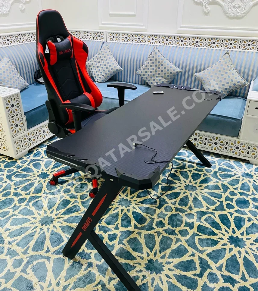 المكاتب ومكاتب الحاسوب - مكتب كمبيوتر  - أسود