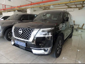 Nissan  Patrol  Titanium  2024  Automatic  28,000 Km  6 Cylinder  Four Wheel Drive (4WD)  SUV  Black  With Warranty