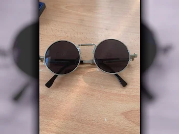 Sunglasses  Black  Round  Single Vision  China  for Unisex
