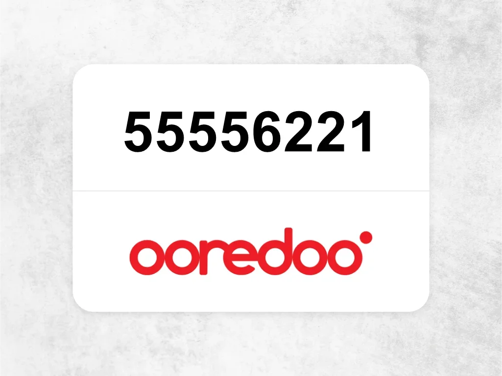 Ooredoo Mobile Phone  55556221