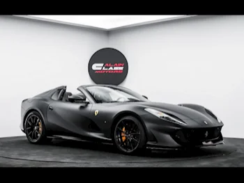 Ferrari  812  GTS  2022  Automatic  4,020 Km  12 Cylinder  Rear Wheel Drive (RWD)  Convertible  Black  With Warranty