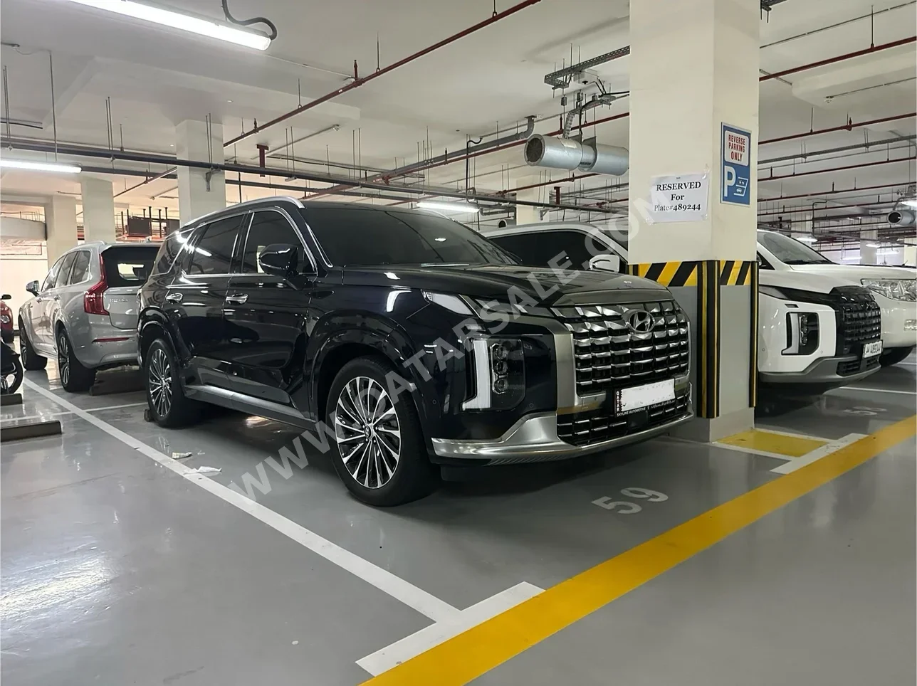 Hyundai  Palisade  2023  Automatic  13,500 Km  6 Cylinder  All Wheel Drive (AWD)  SUV  Dark Blue  With Warranty