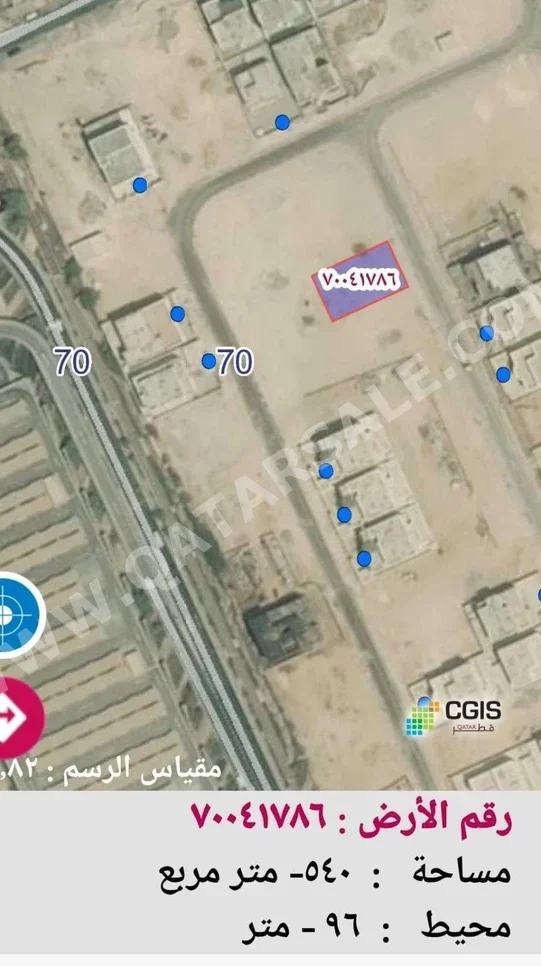 Lands For Sale in Al Daayen  - Umm Qarn  -Area Size 744 Square Meter