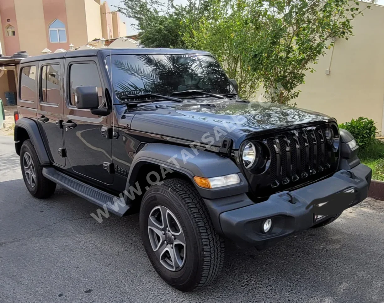  Jeep  Wrangler  Sahara  2023  Automatic  45,000 Km  6 Cylinder  Four Wheel Drive (4WD)  SUV  Black  With Warranty