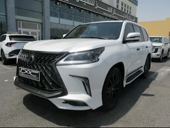 Lexus  LX  570 S Black Edition  2020  Automatic  141,000 Km  8 Cylinder  Four Wheel Drive (4WD)  SUV  White