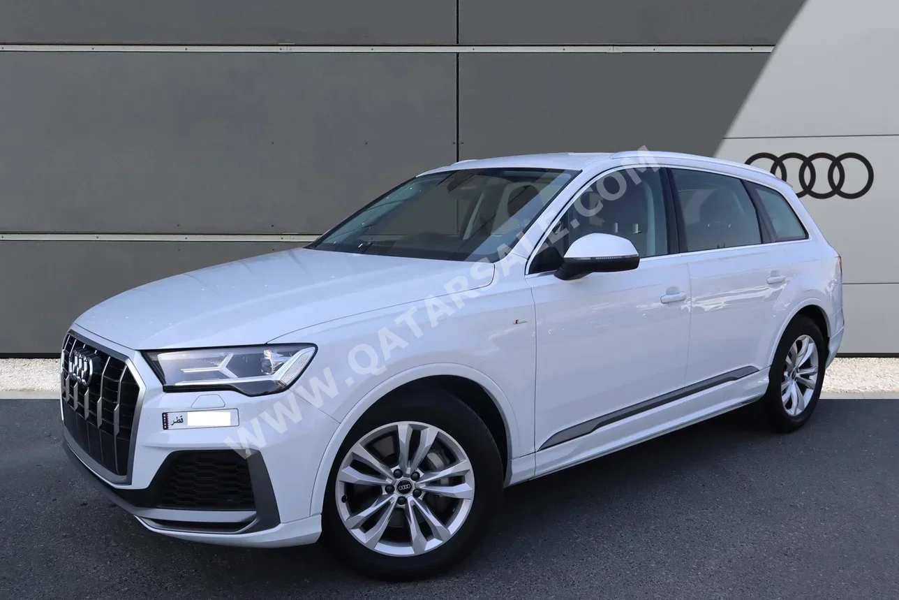 Audi  Q7  3.0  2023  Automatic  17,000 Km  6 Cylinder  All Wheel Drive (AWD)  SUV  White  With Warranty