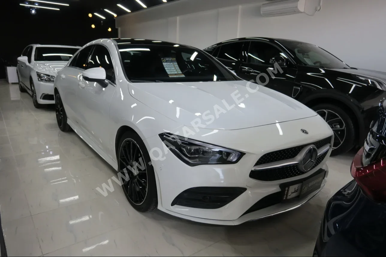 Mercedes-Benz  CLA  250  2020  Automatic  57,000 Km  4 Cylinder  Rear Wheel Drive (RWD)  Sedan  White