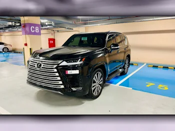 Lexus  LX  600 Luxury  2022  Automatic  74,000 Km  6 Cylinder  Four Wheel Drive (4WD)  SUV  Black  With Warranty