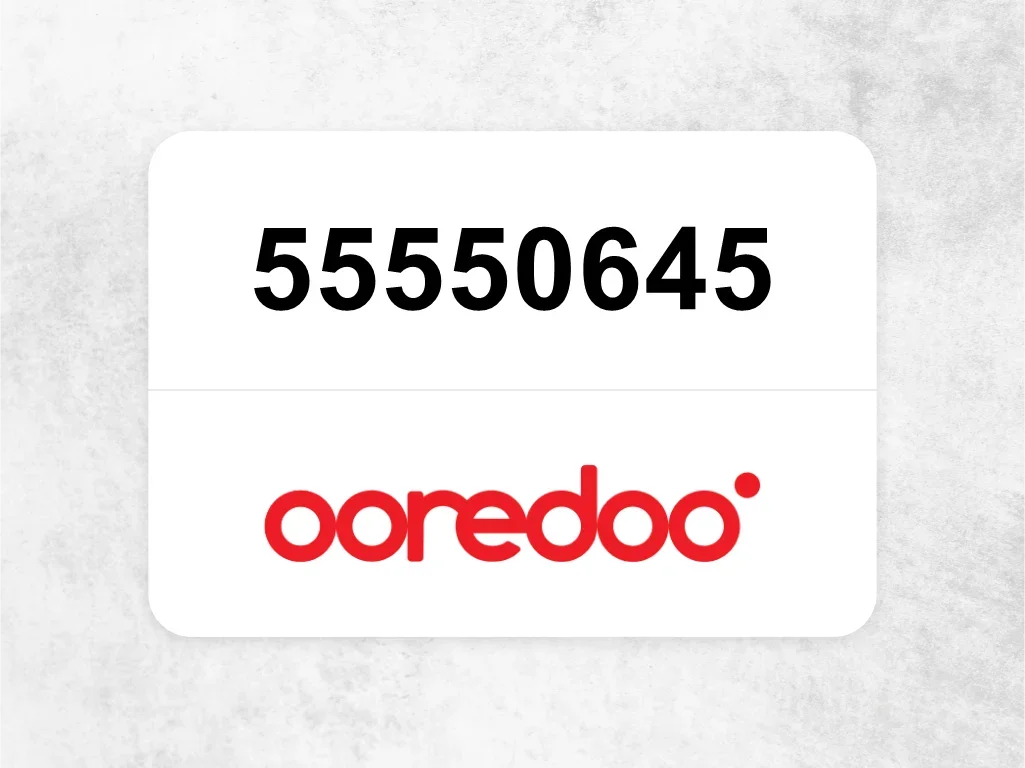 Ooredoo Mobile Phone  55550645