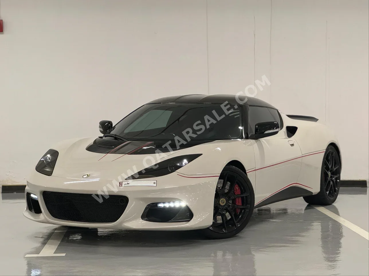 Lotus  Evora  410  2019  Automatic  43,000 Km  6 Cylinder  Rear Wheel Drive (RWD)  Coupe / Sport  White