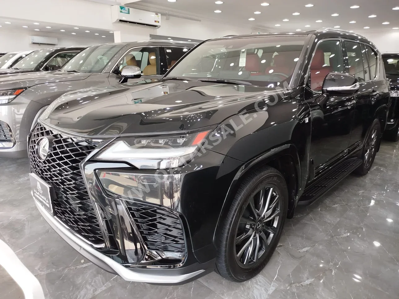 Lexus  LX  600 F Sport  2023  Automatic  45,000 Km  6 Cylinder  Four Wheel Drive (4WD)  SUV  Black  With Warranty