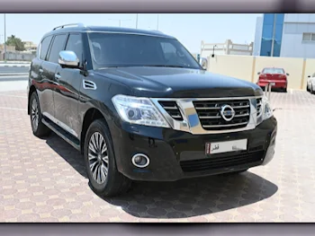 Nissan  Patrol  Platinum  2019  Automatic  121,000 Km  6 Cylinder  Four Wheel Drive (4WD)  SUV  Black